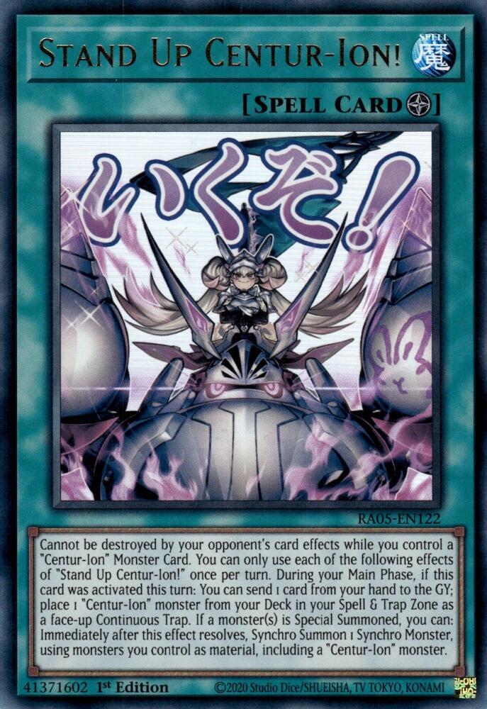 Stand Up Centur-Ion! [RA05-EN122] Ultra Rare | Good Games Morley