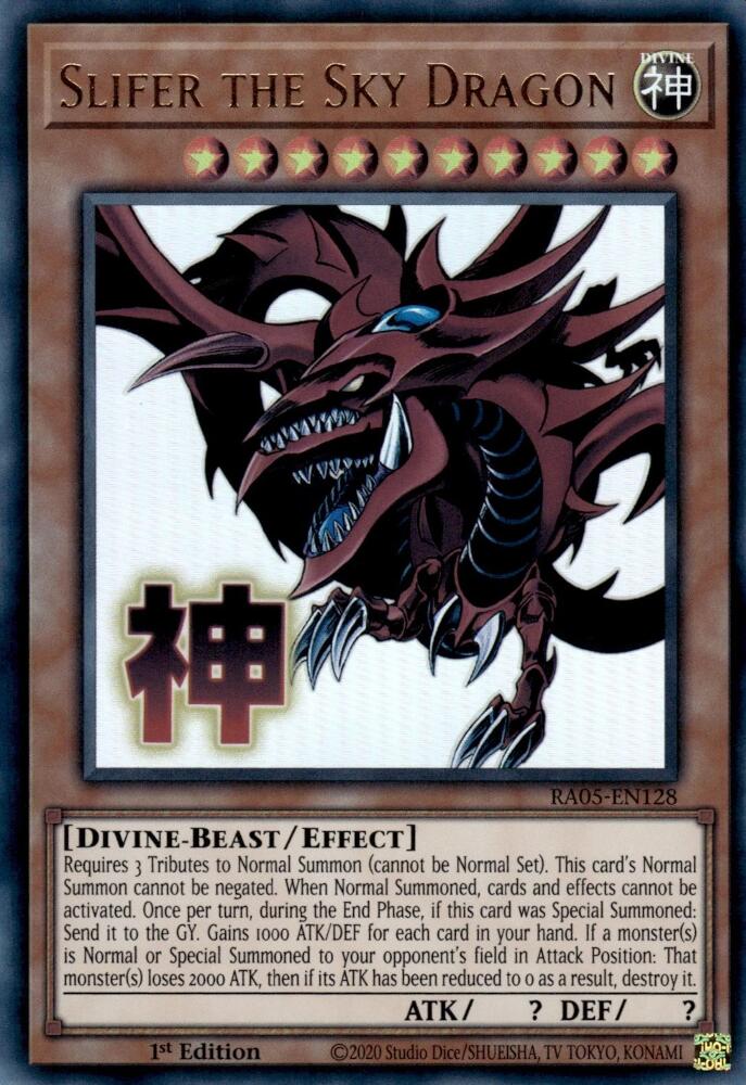 Slifer the Sky Dragon [RA05-EN128] Ultra Rare | Good Games Morley
