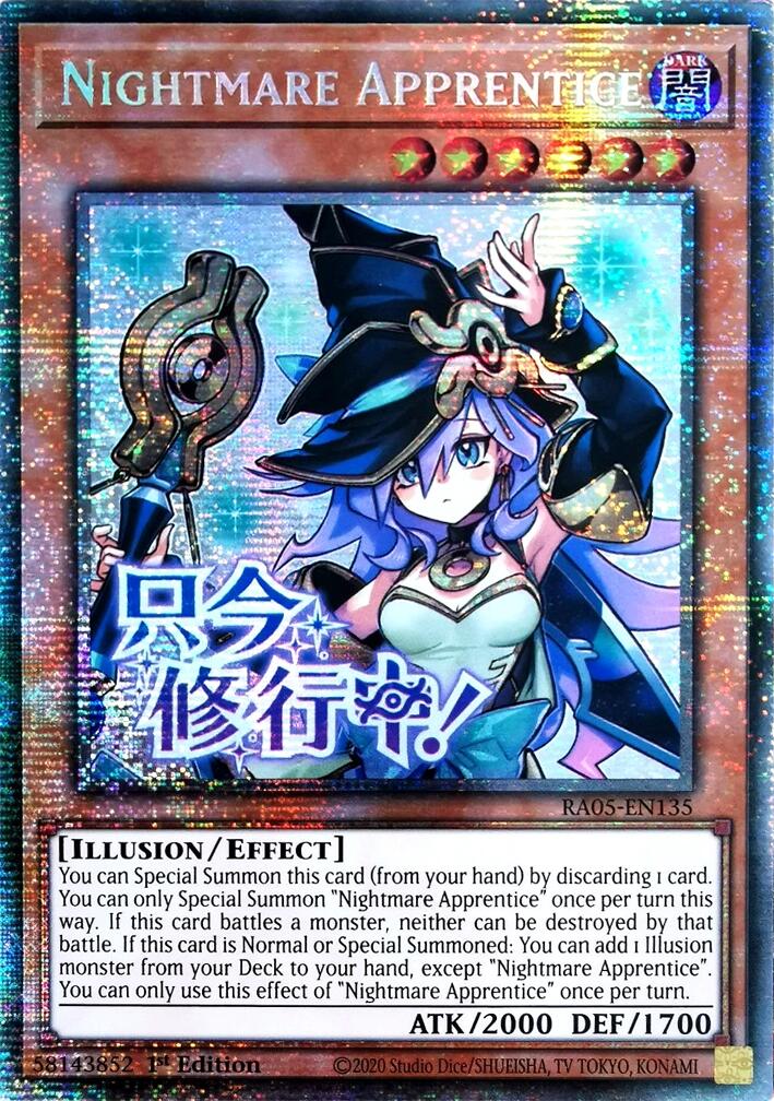 Nightmare Apprentice (Starlight Rare) [RA05-EN135] Starlight Rare | Good Games Morley