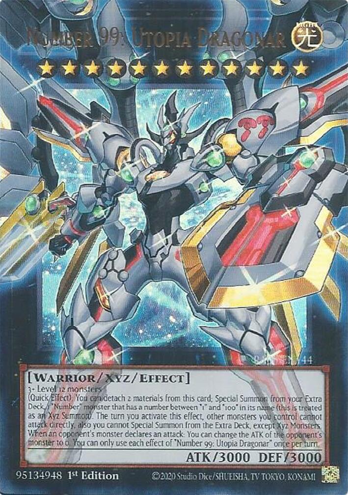Number 99: Utopia Dragonar [RA05-EN144] Ultra Rare | Good Games Morley