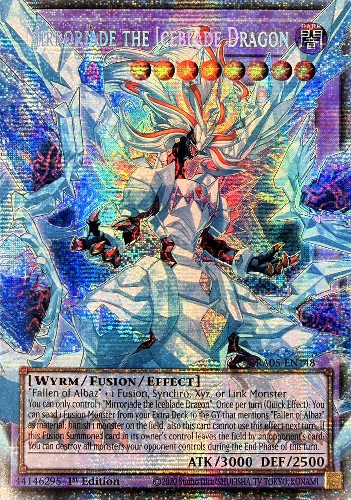 Mirrorjade the Iceblade Dragon (Starlight Rare) [RA05-EN148] Starlight Rare | Good Games Morley