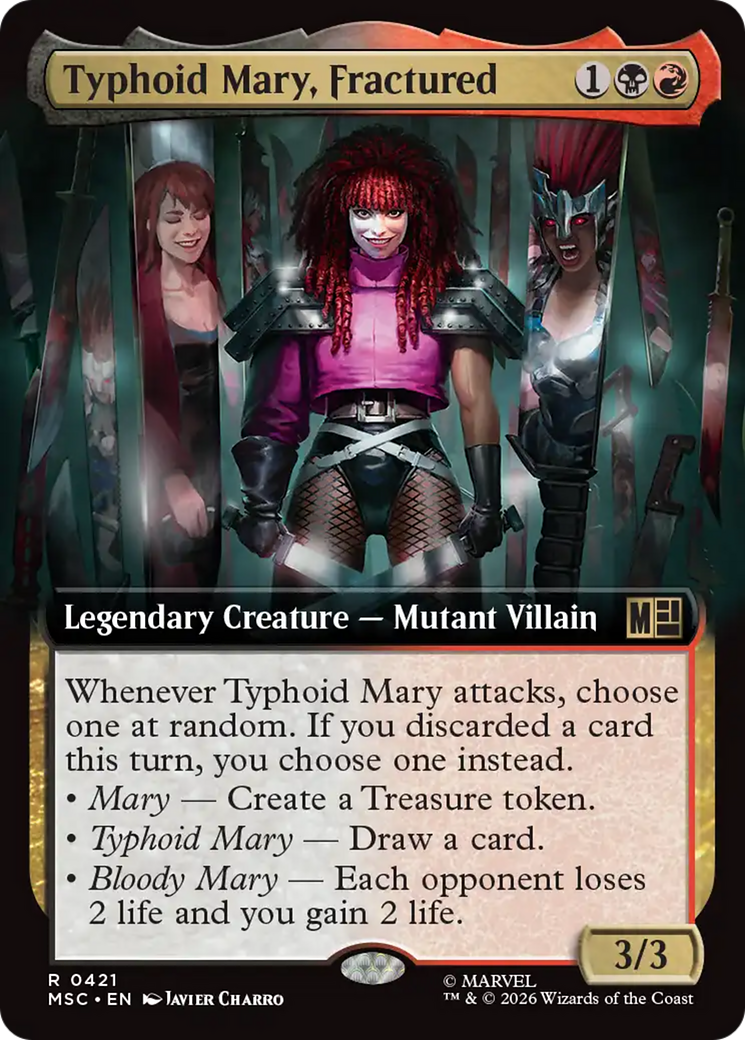 Typhoid Mary, Fractured (Extended Art) [Marvel Super Heroes Commander] | Good Games Morley