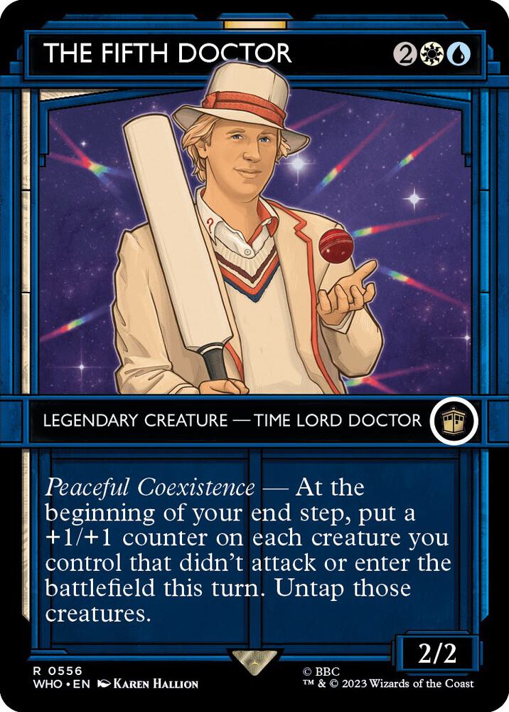 The Fifth Doctor Showcase 556 (Universes Beyond: Doctor Who)  - Showcase | Good Games Morley