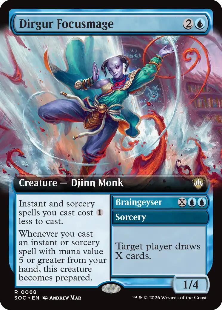 Dirgur Focusmage (Extended Art) [Secrets of Strixhaven Commander] | Good Games Morley