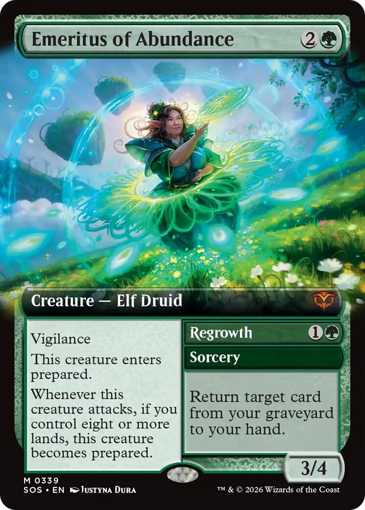 Emeritus of Abundance (Extended Art) [Secrets of Strixhaven] | Good Games Morley
