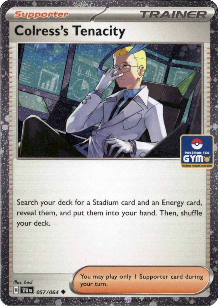 Colress's Tenacity (057/064) (Gym Stamp Asia Exclusive) [Miscellaneous Cards] | Good Games Morley