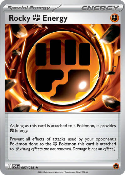 Rocky Fighting Energy (087/088) (Deck Exclusive) [Mega Evolution: Perfect Order] | Good Games Morley