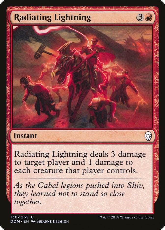 Radiating Lightning 138/269 (Dominaria)  - Foil | Good Games Morley