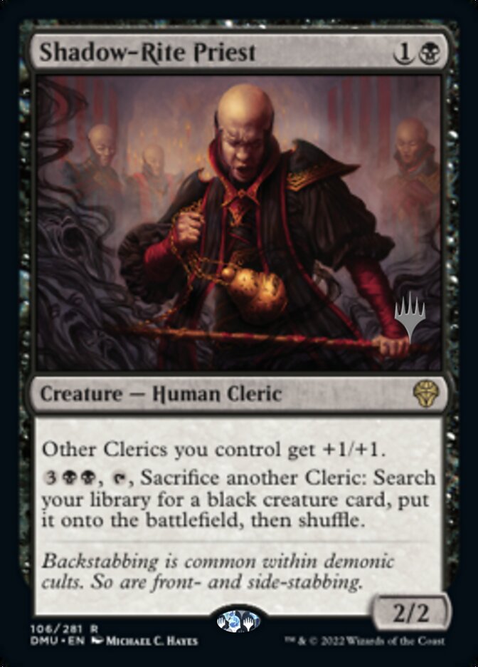 Shadow-Rite Priest (Promo Pack) [Dominaria United Promos] | Good Games Morley