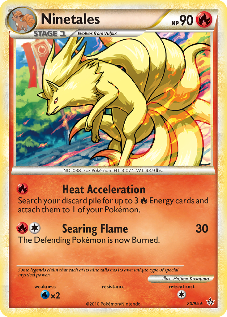 Ninetales (20/95) [HeartGold & SoulSilver: Unleashed] | Good Games Morley