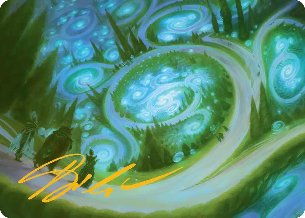 Mathemagics Art Card (Gold-Stamped Signature) [Secrets of Strixhaven Art Series] | Good Games Morley
