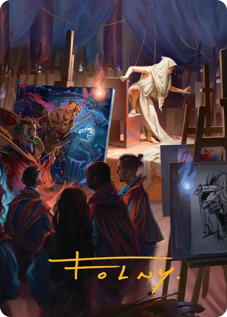 Archaeomancer Art Card (Gold-Stamped Signature) [Secrets of Strixhaven Art Series] | Good Games Morley