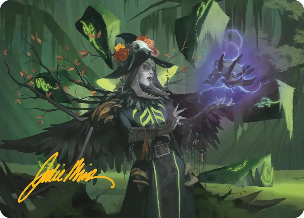 Emeritus of Woe Art Card (Gold-Stamped Signature) [Secrets of Strixhaven Art Series] | Good Games Morley