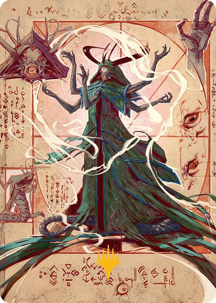 Tragedy Feaster Art Card (Gold-Stamped Planeswalker Symbol) [Secrets of Strixhaven Art Series] | Good Games Morley