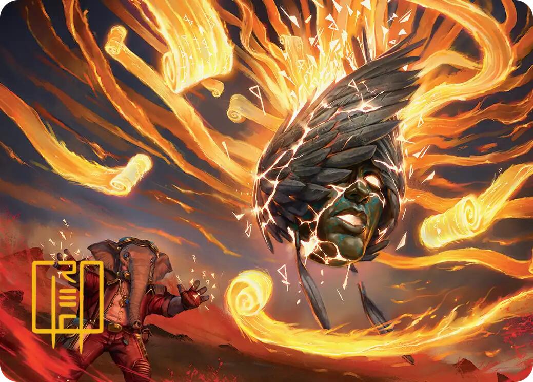 Flashback Art Card (Gold-Stamped Signature) [Secrets of Strixhaven Art Series] | Good Games Morley