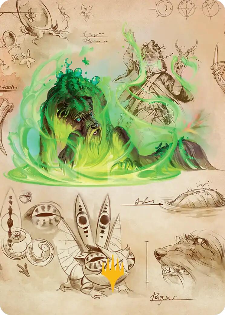 Germination Practicum Art Card (Gold-Stamped Planeswalker Symbol) [Secrets of Strixhaven Art Series] | Good Games Morley