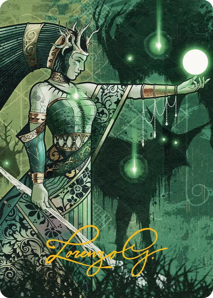 Shamanic Revelation Art Card (Gold-Stamped Signature) [Secrets of Strixhaven Art Series] | Good Games Morley