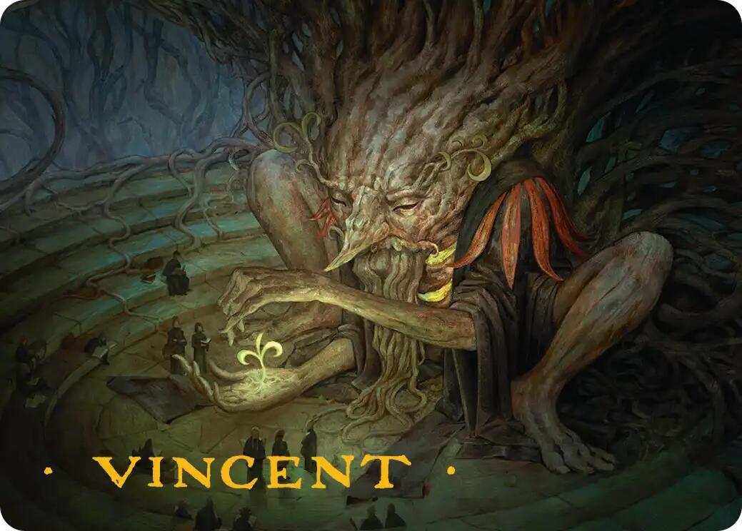 Old-Growth Educator Art Card (Gold-Stamped Signature) [Secrets of Strixhaven Art Series] | Good Games Morley