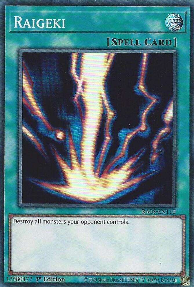 Raigeki [RA05-EN110] Super Rare | Good Games Morley
