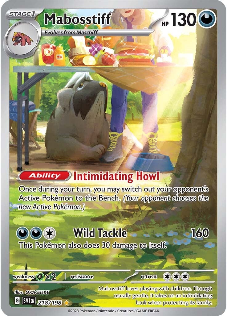 Mabosstiff (218/198) [Scarlet & Violet: Base Set] | Good Games Morley