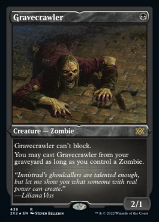 Gravecrawler (Foil Etched) [Double Masters 2022] | Good Games Morley