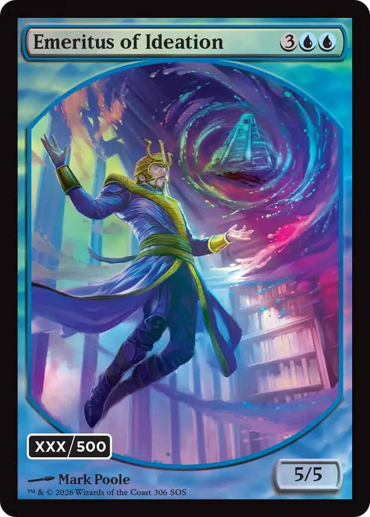 Emeritus of Ideation (Serial Numbered) [Secrets of Strixhaven] | Good Games Morley