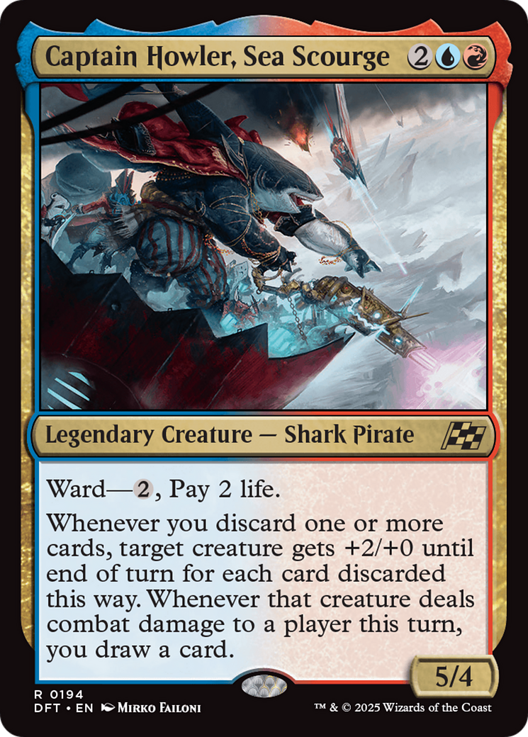 Captain Howler, Sea Scourge [Aetherdrift] | Good Games Morley