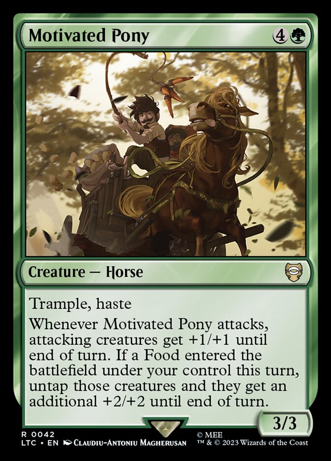Motivated Pony 42/347 (Commander: The Lord of the Rings: Tales of Middle-earth)  | Good Games Morley
