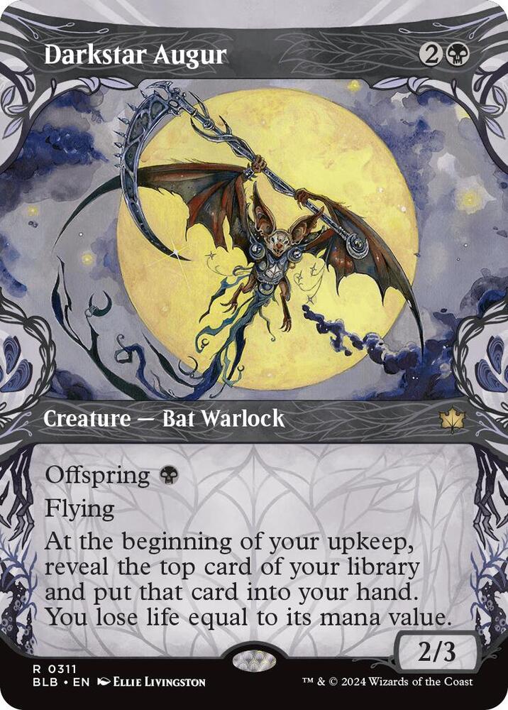 Darkstar Augur 311/281 (Bloomburrow)  - Showcase Foil | Good Games Morley