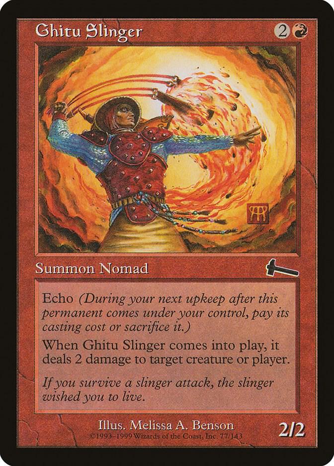 Ghitu Slinger 77/143 (Urza's Legacy)  - Foil | Good Games Morley