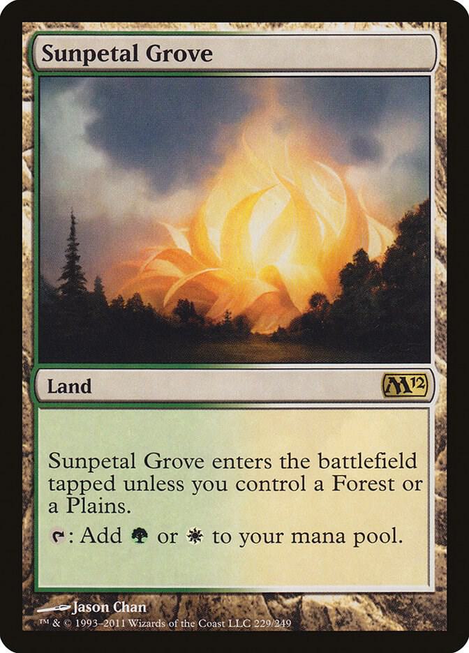 Sunpetal Grove 229/249 (Magic 2012 (M12))  | Good Games Morley
