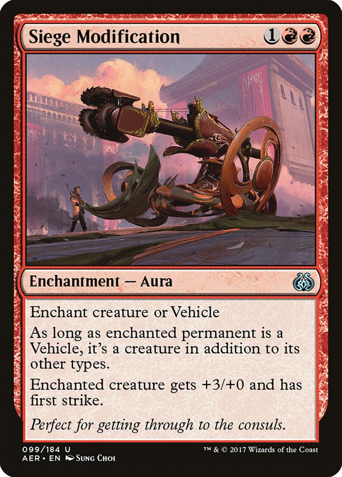 Siege Modification [Aether Revolt] | Good Games Morley