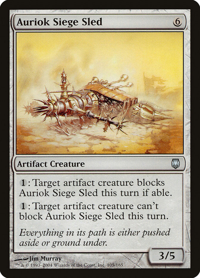 Auriok Siege Sled 105/165 (Darksteel)  | Good Games Morley