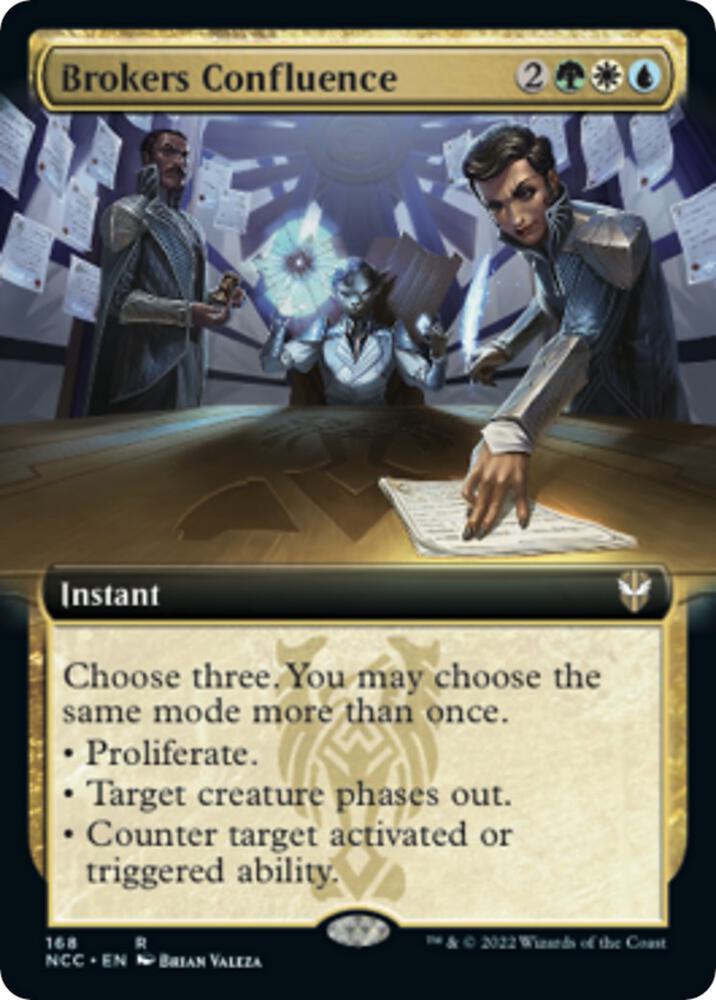 Brokers Confluence Extended Art 168 (Commander: Streets of New Capenna)  | Good Games Morley