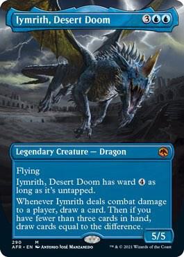 Iymrith Desert Doom Borderless 290 (Adventures in the Forgotten Realms)  - Foil | Good Games Morley