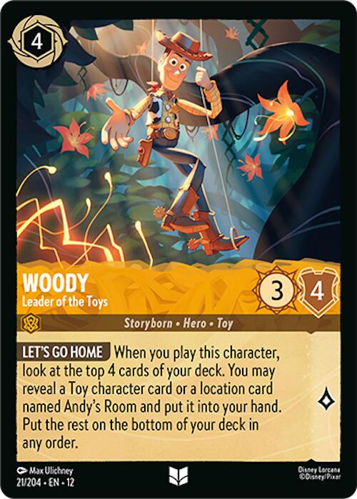 Woody - Leader of the Toys (21/204) [Wilds Unknown] | Good Games Morley