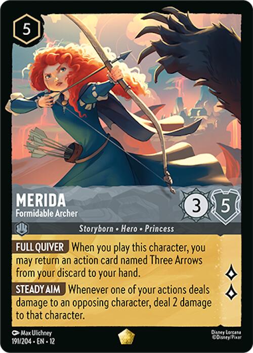 Merida - Formidable Archer (191/204) [Wilds Unknown] | Good Games Morley