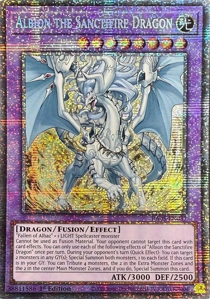 Albion the Sanctifire (Starlight Rare) [RA05-EN037] Starlight Rare | Good Games Morley