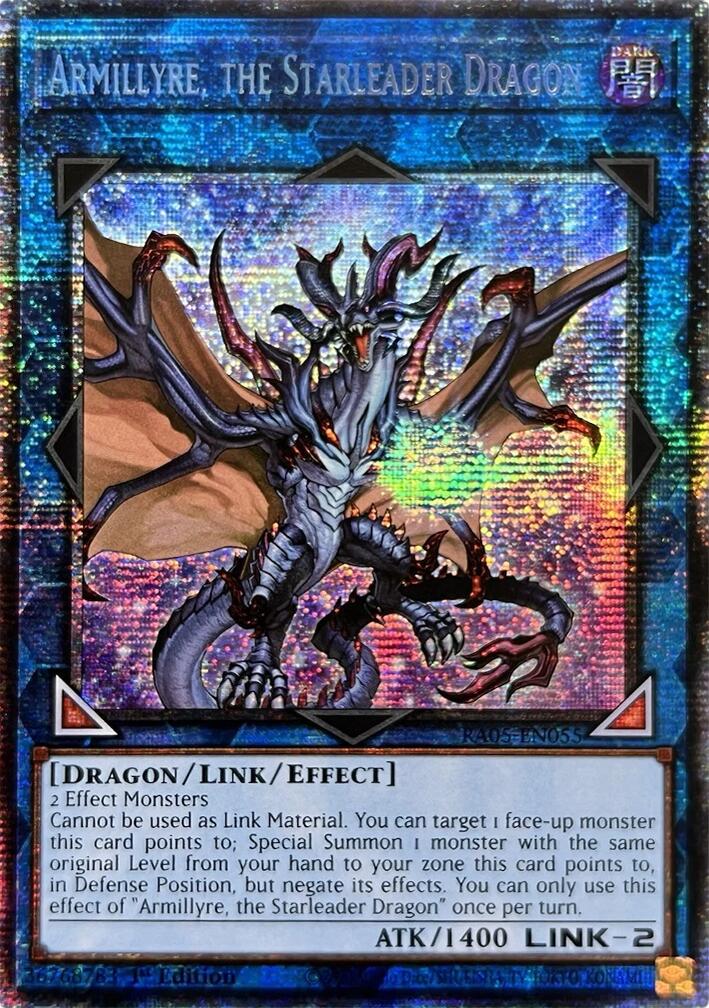 Armillyre, the Starleader Dragon (Starlight Rare) [RA05-EN055] Starlight Rare | Good Games Morley