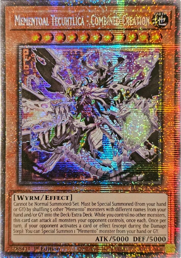 Mementoal Tecuhtlica - Combined Creation (Starlight Rare) [RA05-EN029] Starlight Rare | Good Games Morley