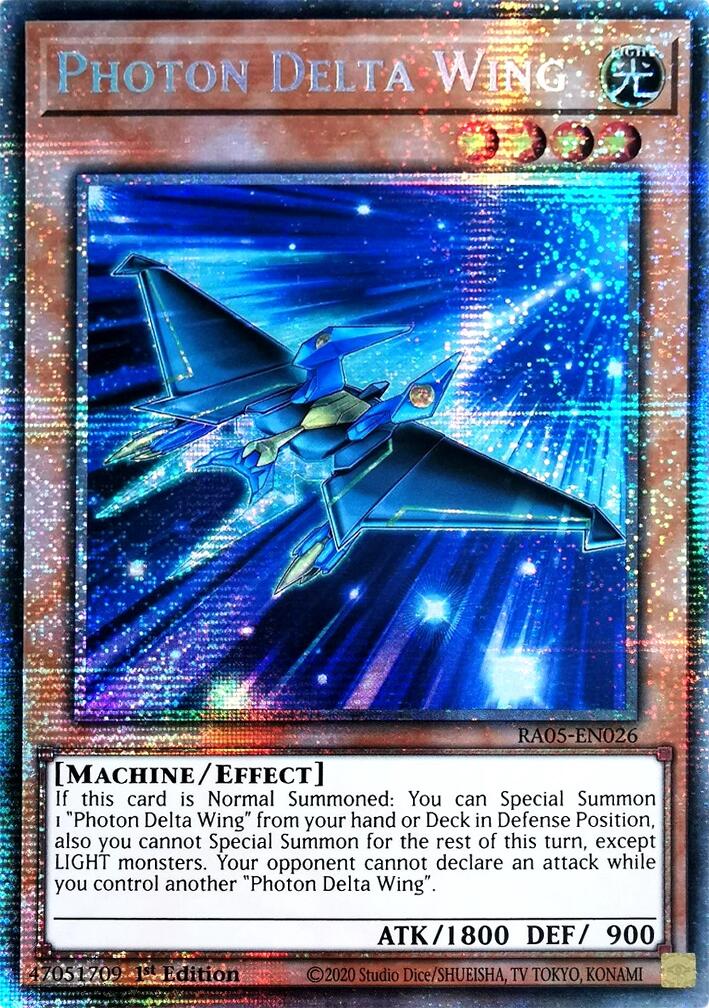 Photon Delta Wing (Starlight Rare) [RA05-EN026] Starlight Rare | Good Games Morley
