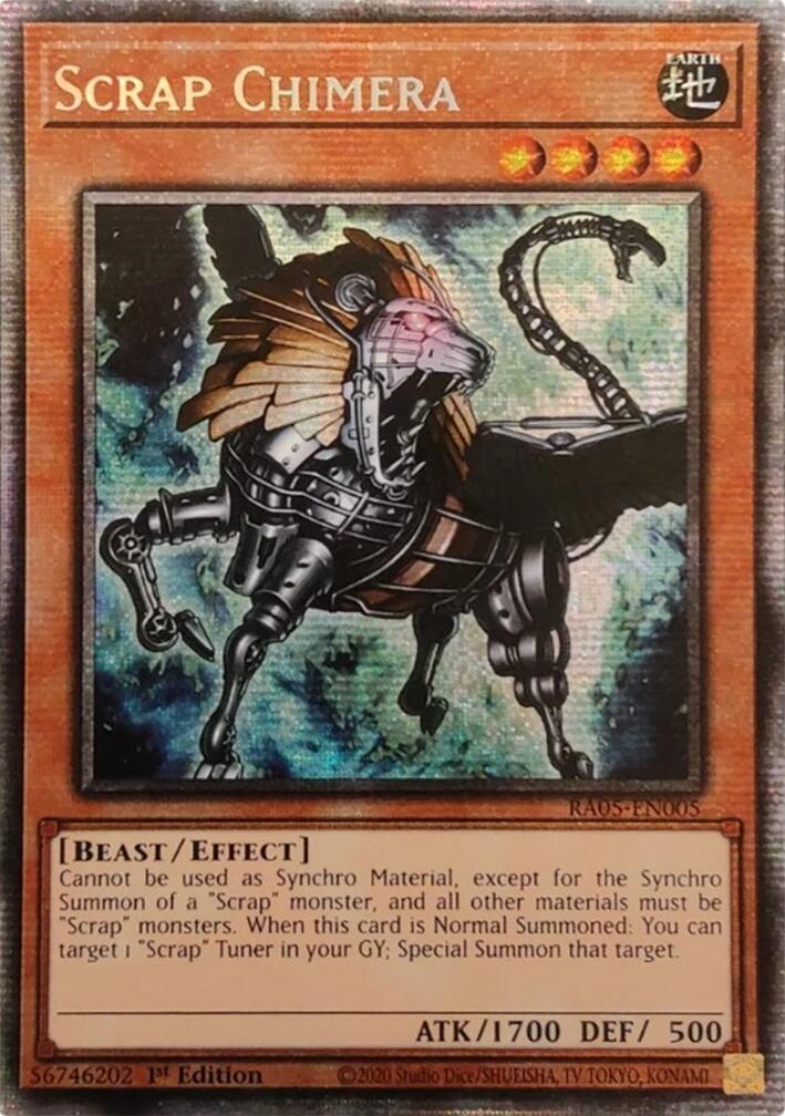Scrap Chimera (Starlight Rare) [RA05-EN005] Starlight Rare | Good Games Morley