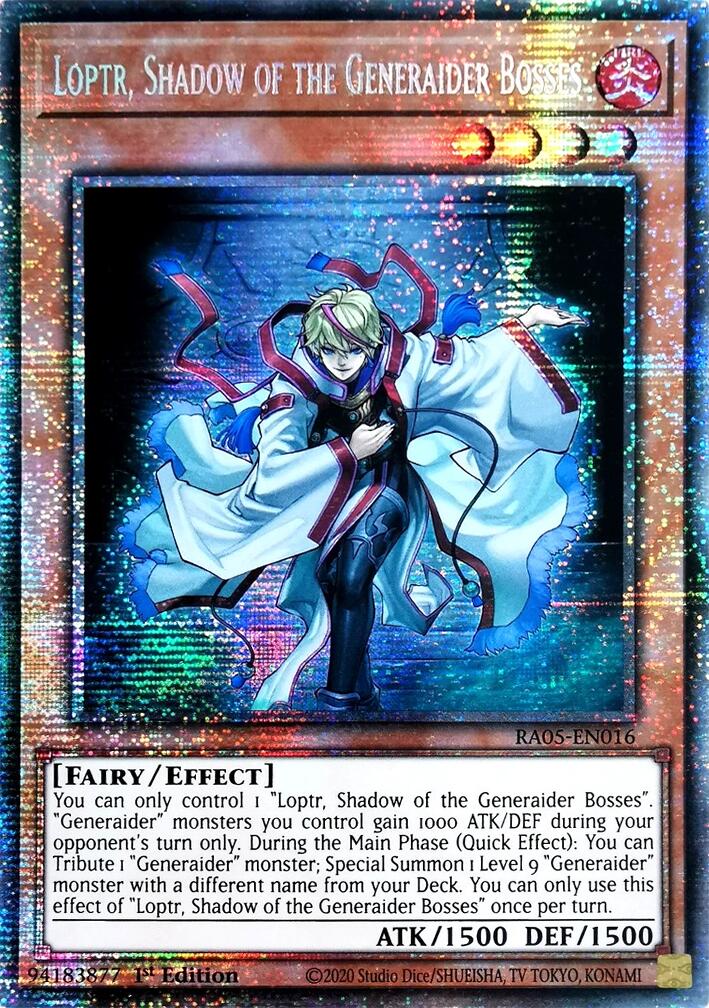 Loptr, Shadow of the Generaider Bosses (Starlight Rare) [RA05-EN016] Starlight Rare | Good Games Morley