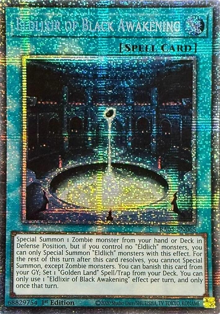 Eldlixir of Black Awakening (Starlight Rare) [RA05-EN065] Starlight Rare | Good Games Morley