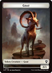 Goat // Fungus Beast Double-Sided Token [Secrets of Strixhaven Commander Tokens] | Good Games Morley