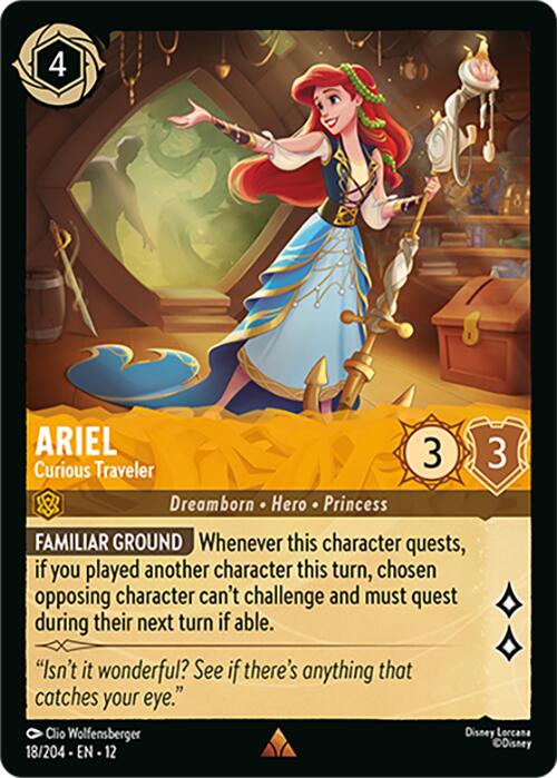 Ariel - Curious Traveler (18/204) [Wilds Unknown] | Good Games Morley