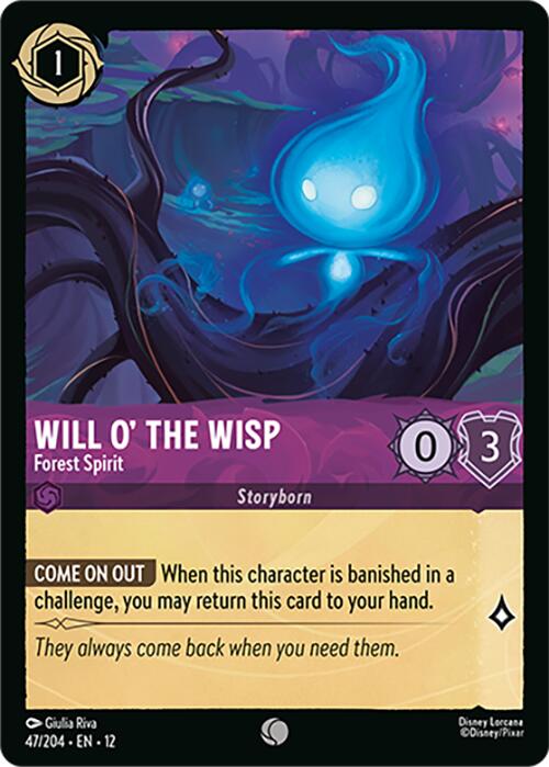 Will o' the Wisp - Forest Spirit (47/204) [Wilds Unknown] | Good Games Morley