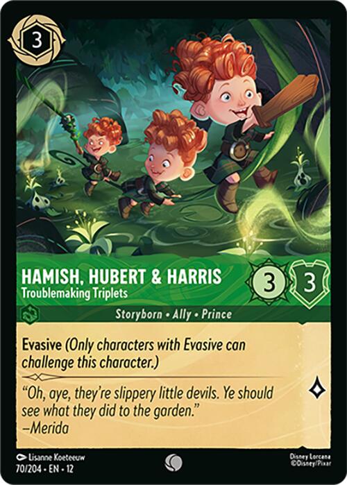 Hamish, Hubert & Harris - Troublemaking Triplets (70/204) [Wilds Unknown] | Good Games Morley