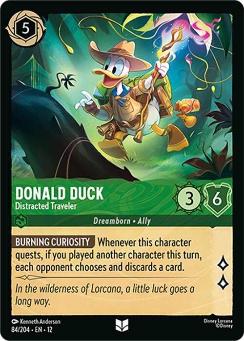 Donald Duck - Distracted Traveler (84/204) [Wilds Unknown] | Good Games Morley