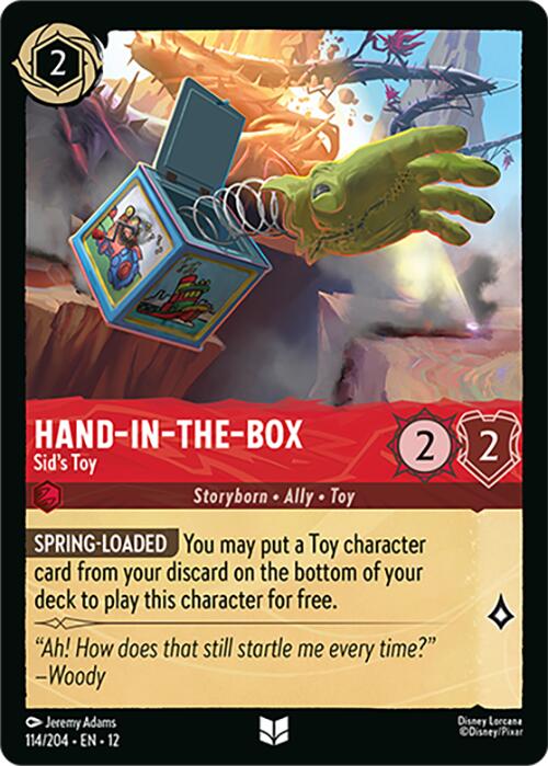 Hand-in-the-Box - Sid's Toy (114/204) [Wilds Unknown] | Good Games Morley